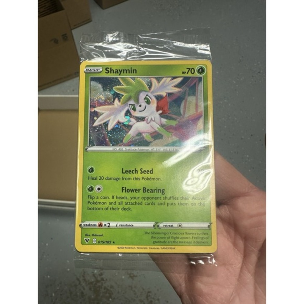 Shaymin SEALED‎ DOUBLE SWIRL🌀FART SWIRL (Cosmos Holo) 015/185 - Pokemon Card NM